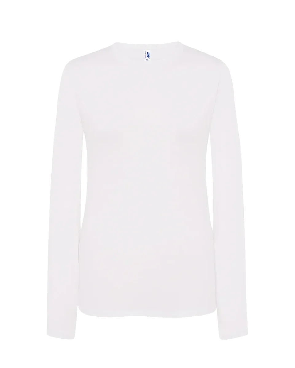 T-shirt comfort manga comprida, branco (imagem ilustrativa)