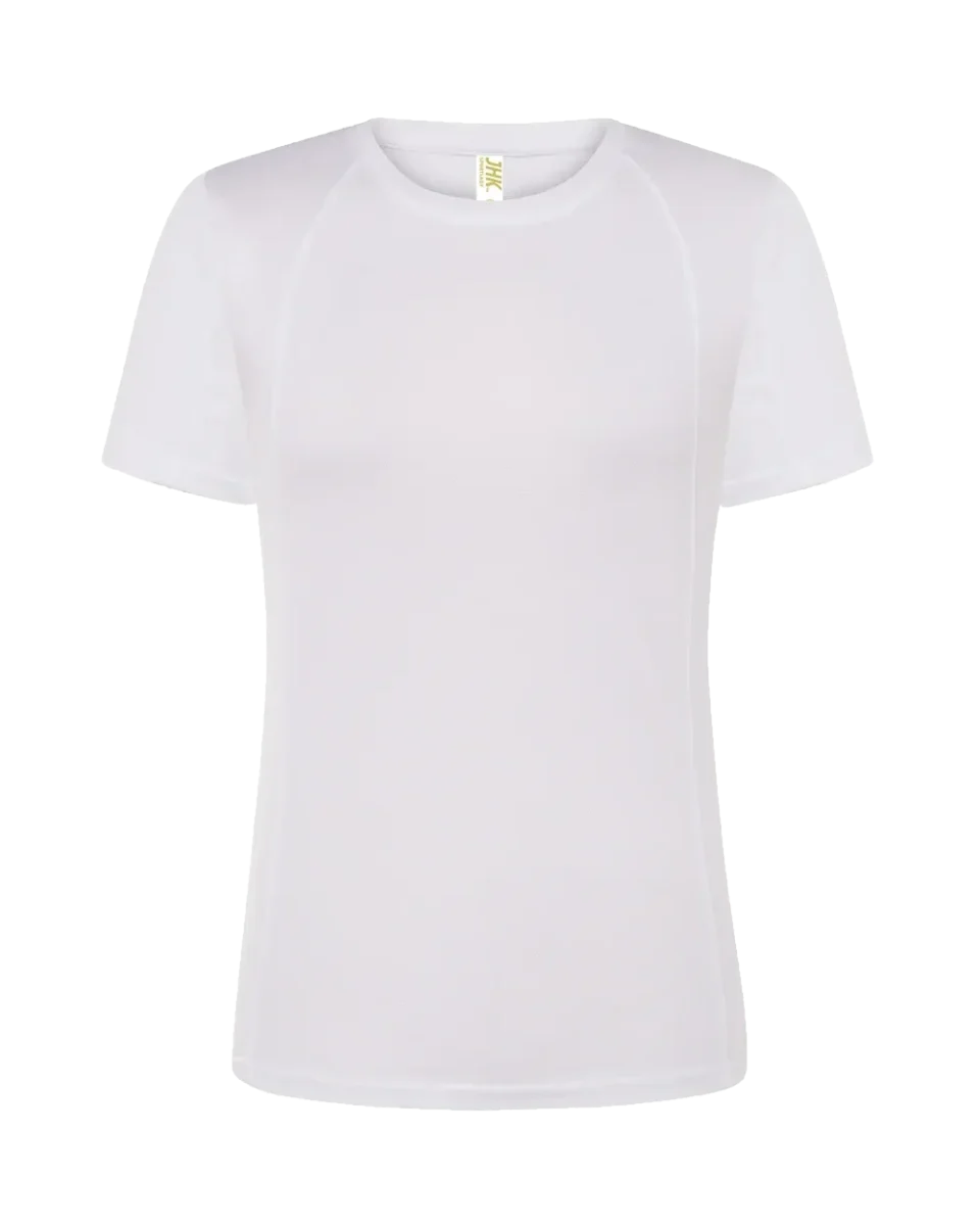 T-shirt de desporto de senhora, branco (imagem ilustrativa)